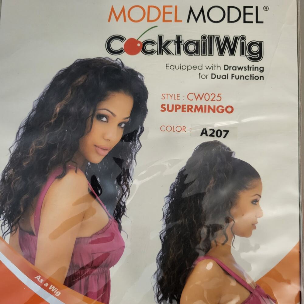 Model Model Cocktail Wig Converts To Ponytail Drawstring Ponytail Wig